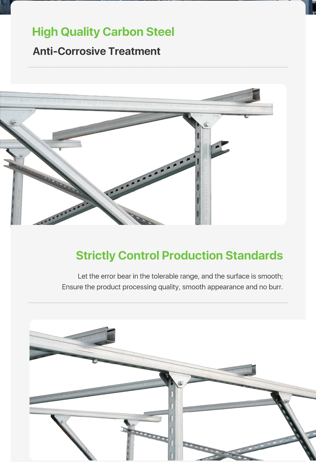 *21 Hot Dip Galvanized Solar Channel Canner 