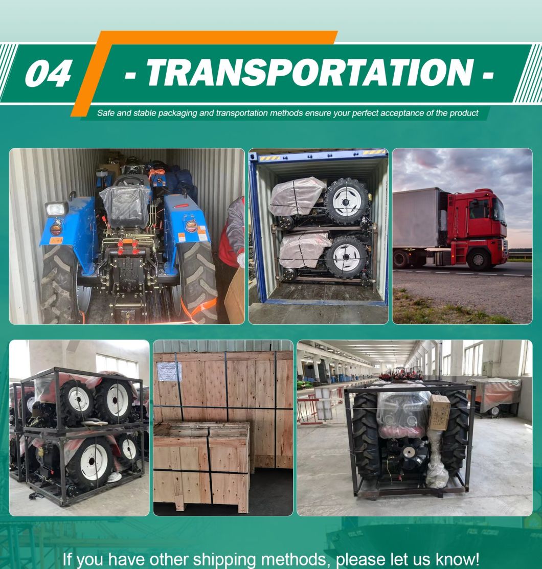 جرارات الزراعة الزراعية الجرار المستعملة 4x4wd yto 200hp 